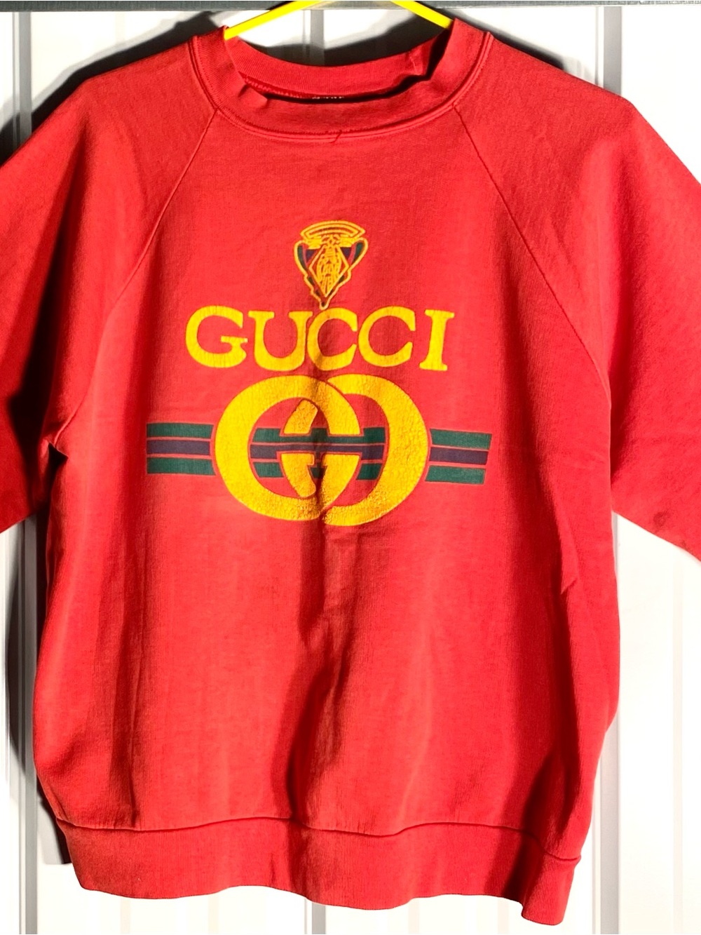 Vintage Gucci Red Sweatshirt
